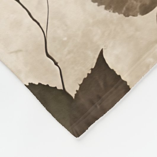 Deep Red Roses With Dark Green Leaves Fleece Deken (Hoek)