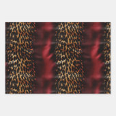 Deep Red Southwest Koeienhuid Inpakpapier Vel (Voorkant 2)