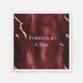 Deep Red Southwest Koeienhuid Servet (Voorkant)