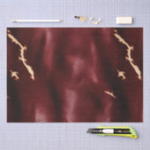 Deep Red Southwest Koeienhuid Tissuepapier (Craft)