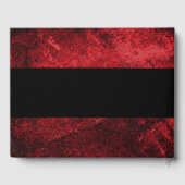Deep Red Stone textuur bruiloft Gastenboek (Achterkant)