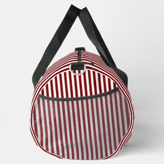 Deep Red Stripes on White | Stylish and Functional Plunjezak (Rechts)
