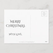 Deep Red Turquoise Merry Kerstkaleidoscoop Feestdagenkaart (Achterkant)