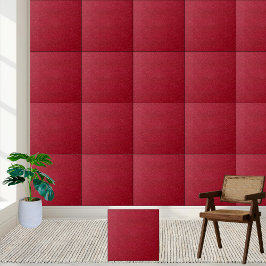 Deep Red Velvet Texture Keramische Tegel Style 2 Tegeltje