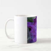 Deep Reddish-Paars Iris Closeup mok (Links)