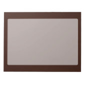 Deep Rich Brown Decor  Notitieblok (Voorkant)