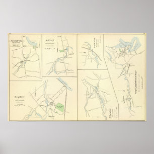 Deep River, Ivoryton, Center Brook, Essex Poster
