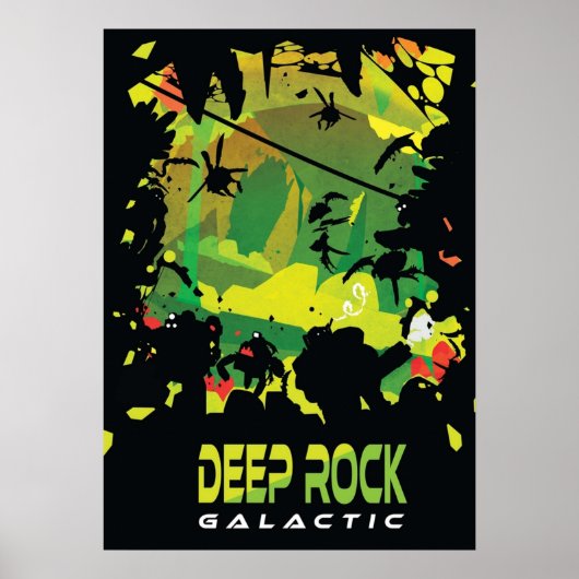 Deep Rock Galactic Fanart Artwork Poster (Voorkant)