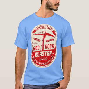 Deep Rock Galactic Red Rock Blaster Beer Designer T-shirt