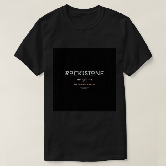 Deep Rock Galactic Rock en Stone White Onderzetter T-shirt (Design voorkant)