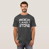 Deep Rock Galactic - Rock & Stone Fan gemaakt ontw T-shirt (Voorkant volledig)
