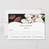 Deep Roos Magnolia Wedding RSVP (Voorkant)