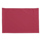  Deep Roos Solid Print Kussensloop (Achterkant-Rechts)