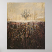 "Deep Roots" originele kunst van Beth Morrell post Poster (Voorkant)