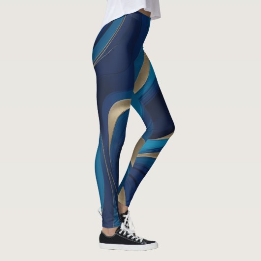 Deep royal blue leggings (Rechts)