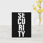 Deep Royal Blue Template Womens Security  Kaart (Gele Bloem)