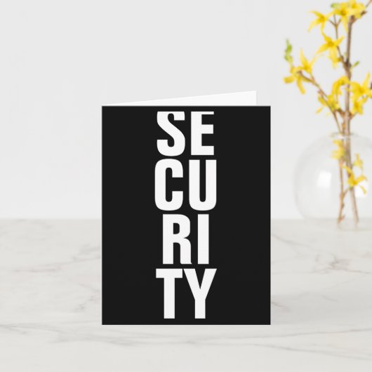 Deep Royal Blue Template Womens Security  Kaart (Gele Bloem)