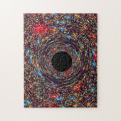 DEEP RUIMTE ZWARTE HOLE LEGPUZZEL (Verticaal)