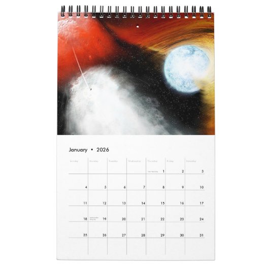 DEEP-RUIMTEkalender Kalender (Jan 2026)