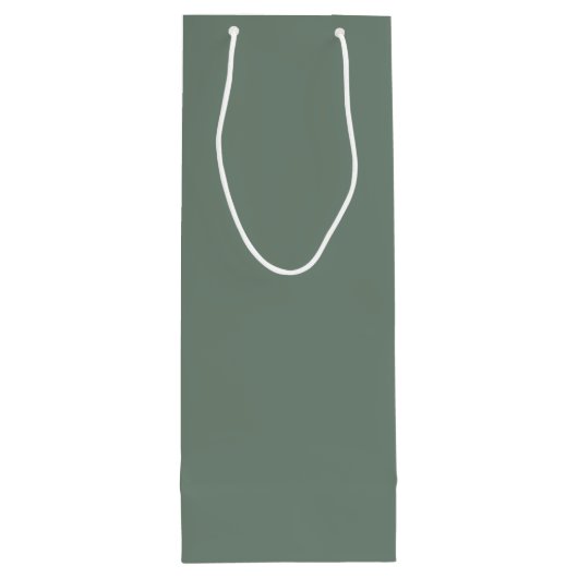 Deep Sage Green Wijn Cadeautas