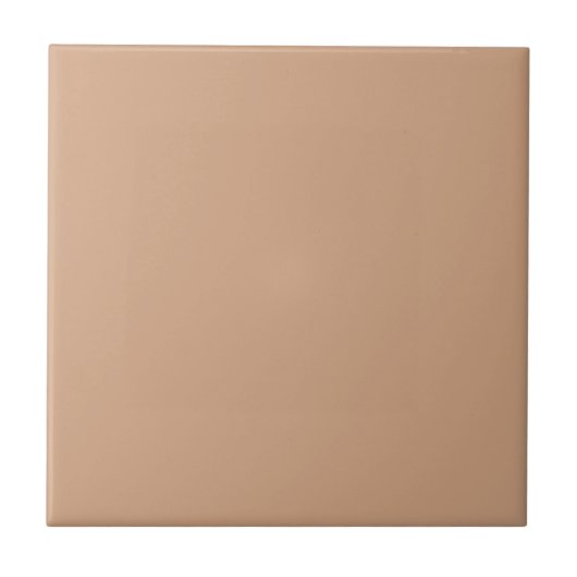 Deep Sandy Beige Abriot Caramel Cafe Au Lait Tegeltje (Voorkant)