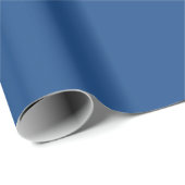 Deep Sapphire Dark Indigo Blue Solid Color Cadeaupapier (Rol Hoek)