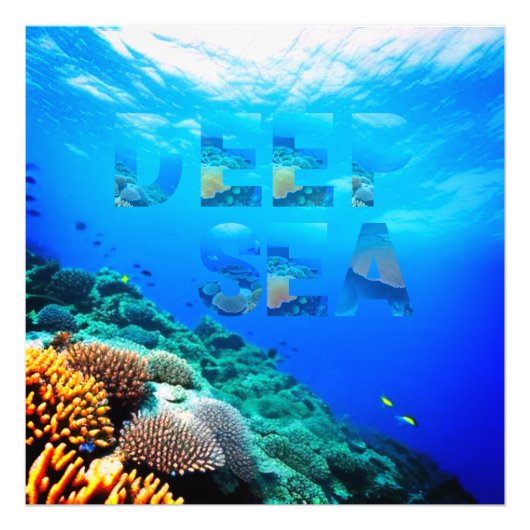 DEEP SEA FOTO AFDRUK (Voorkant)