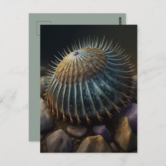 Deep Sea Urchin Briefkaart (Voorkant / Achterkant)