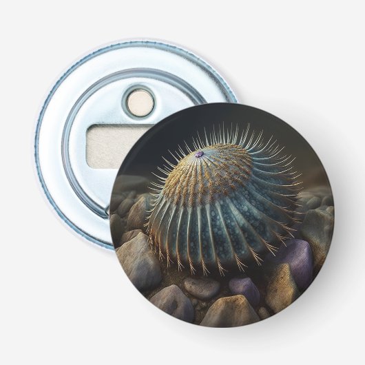 Deep Sea Urchin Button Flesopener (Voorkant)
