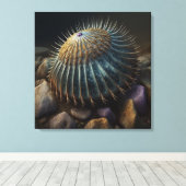 Deep Sea Urchin Canvas Afdruk (Insitu (Houten vloer))