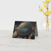 Deep Sea Urchin Kaart (Gele Bloem)