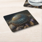 Deep Sea Urchin Kartonnen Onderzetters (Schuin)