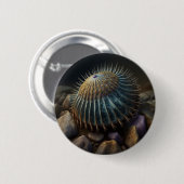 Deep Sea Urchin Ronde Button 5,7 Cm (Voorkant /achterkant)
