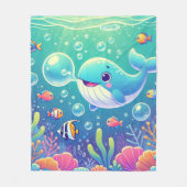 Deep-Sea Wonders Fleece Deken (Voorkant)