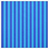 Deep Sky Blue & Blue Pattern Stof (Swatch)