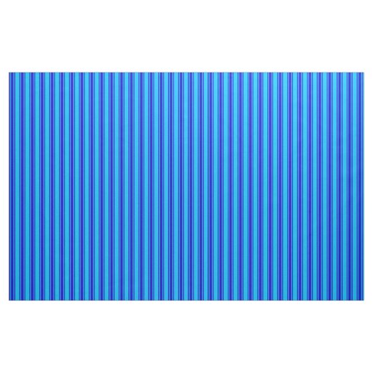 Deep Sky Blue & Blue Pattern Stof (Fat Quarter)