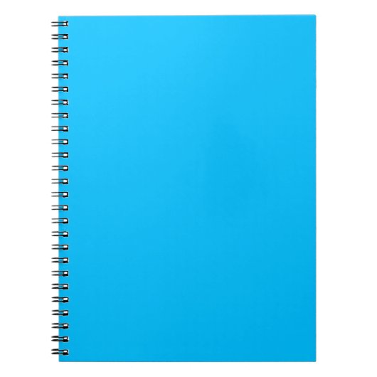 Deep Sky Blue Elementary School Color Design Notitieboek (Voorkant)