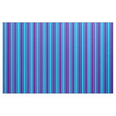 Deep Sky Blue en Indigolijnen Stof (Fat Quarter)