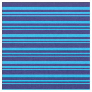 Deep Sky Blue en Midnight Blue Colline Stof