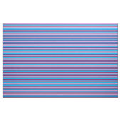 Deep Sky Blue, Plum, Red en Dark Blue Stripes Stof (Yard (91,4 cm))