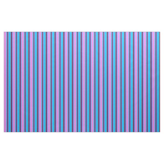 Deep Sky Blue, Violet, Blue & Brown Pattern Stof (Fat Quarter)