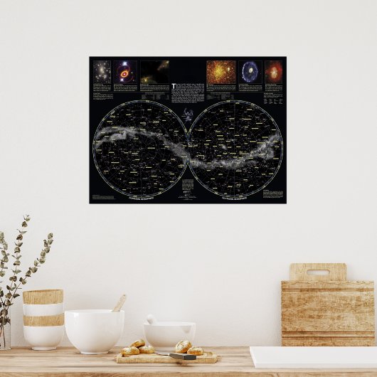 Deep Sky Star Poster (Keuken)