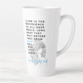 Deep Soul filosofie citaat Nietzsche Latte Mok (Rechts)