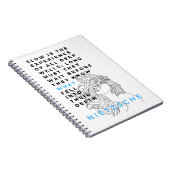 Deep Soul filosofie citaat Nietzsche Notitieboek (Rechterzijde)