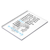 Deep Soul filosofie citaat Nietzsche Notitieboek (Linkerzijde)