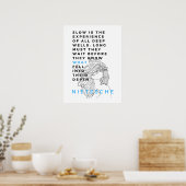 Deep Soul filosofie citaat Nietzsche Poster (Keuken)