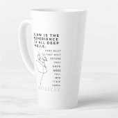 Deep Soul Introvert filosofie citaat Nietzsche Latte Mok (Linkerhoek)