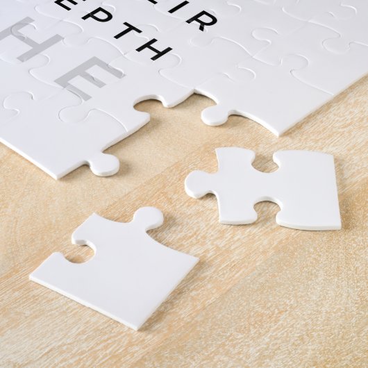 Deep Soul Introvert filosofie citaat Nietzsche Legpuzzel (Zijkant)