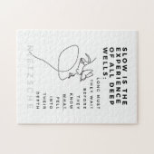 Deep Soul Introvert filosofie citaat Nietzsche Legpuzzel (Horizontaal)