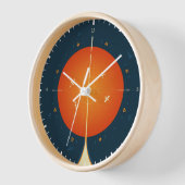 Deep Space Atomic Clock Poster, Oranje versie. (Hoek)